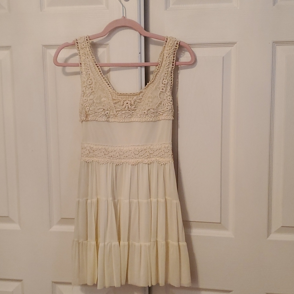 Lace/ sheer dress